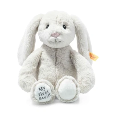 Afbeelding van Steiff Soft Cuddly Friends My First Hoppie 242342 babyknuffeldier crème 151 g