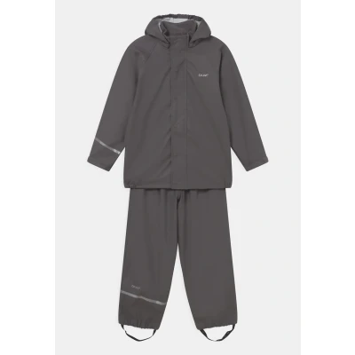 Afbeelding van Celavi Basic Rainwear Solid SET Unisex Regenjas voor kinderen, Maat: 98, Grey
