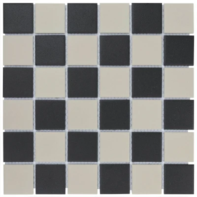 Afbeelding van The Mosaic Factory London Vierkant Chessboard 4,8x4,8 cm