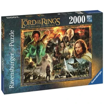 Image de Puzzle Ravensburger Le Retour du roi Seigneur des anneaux 2000 pièces