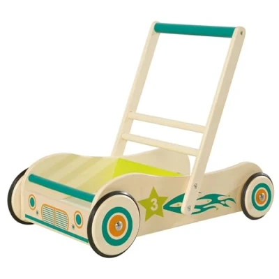 Afbeelding van Roba Loopwagen Junior 29 X 56 45 Cm Hout Groen