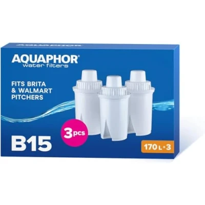 Afbeelding van AQUAPHOR B100 15 vervangende waterfilterpatronen, 3 stuks