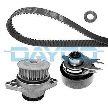 Afbeelding van DAYCO KTBWP3410 Waterpomp + Distributieriem Set VOLKSWAGEN: Polo III Hatchback