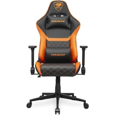 Afbeelding van COUGAR Armor One V2 Videogamestoel, oppervlak van PVC leer, 4D opvouwbare armleuningen, 155 kantelbaar, zuigerhefhoogteverstelling, draagvermogen tot 120 kg, kleur