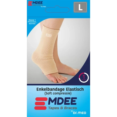 Afbeelding van Emdee Enkelbandage Elastisch Maat L 1ST