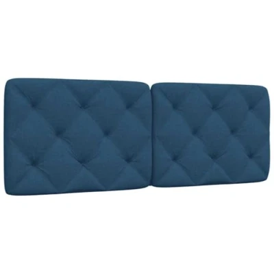 Afbeelding van vidaXL Hoofdbordkussen 120 cm stof blauw