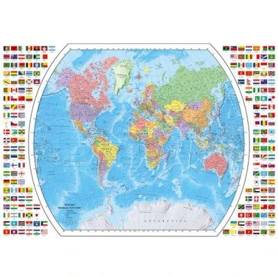 Afbeelding van Political World Map 1000 PC Puzzle