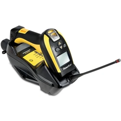Afbeelding van Datalogic PowerScan PM9100 (1D streepjescodes), Barcode scanner, Zwart, Geel