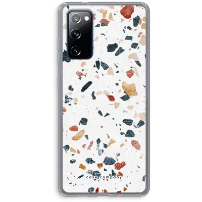 Afbeelding van Case Company® hoesje geschikt voor Samsung Galaxy S20 FE / 5G Terrazzo N4 Soft Cover Telefoonhoesje Bescherming aan alle Kanten en Schermrand