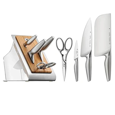Afbeelding van WMF Chef&#039;s Edition Messenset 5 delig (incl. blok) Aziatisch 1882319992