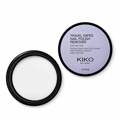 Afbeelding van KIKO Milano Nagellakverwijderaarpads voor nagellakverwijderaar, acetonvrije nagellakverwijderaar