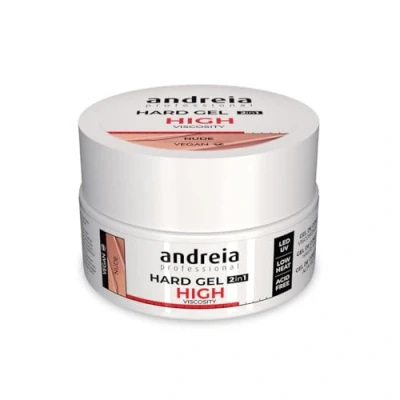 Afbeelding van Andreia Professionele 2 in 1 led en uv gel builder, hoge viscositeit voor harde sterke nagels, opbouwgel nude kleur, 22 g