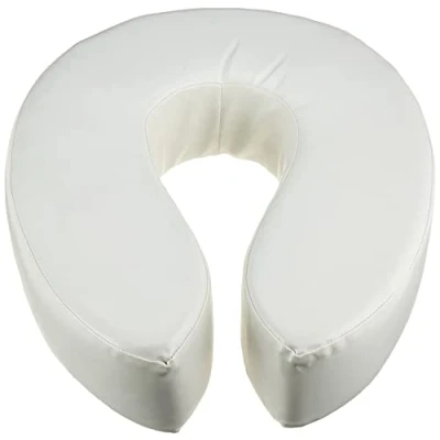 Afbeelding van Homecraft Verhoogde toiletbril, 5 cm, comfortabele en gewatteerde zitting voor ouderen, gehandicapten, badkamerhulp verhoogt de hoogte