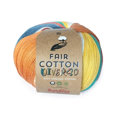 Afbeelding van Wol &amp; Garen Katia Fair Cotton Diverso 404