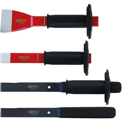 Afbeelding van KS TOOLS 140.2145 Beitelset Chroom Molybdeenstaal, vanadium staal Vlak, Ovaal