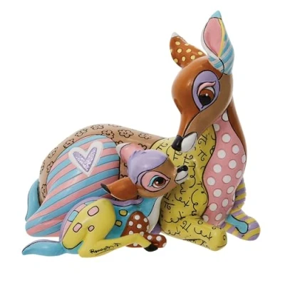 Afbeelding van Disney Britto Bambi en Moeder Beeldje 14cm