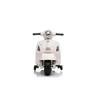 Afbeelding van INCA Mini Vespa elektrische scooter voor kinderen, model Piaggio met lichten en geluiden (wit)