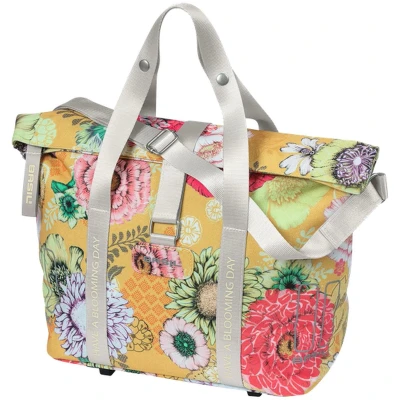 Afbeelding van Fietstas Basil Bloom Field MIK (met KF hook) 11 liter 29 x 15 28 cm honey yellow