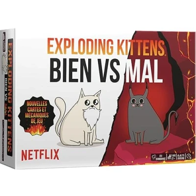 Image de Jeu d&#039;ambiance Asmodee Exploding Kittens Bien vs Mal