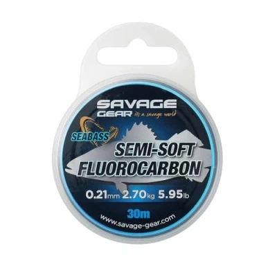 Image de Savage Gear Semi Soft Fluorocarbon Seabass 30 m 0,35 mm 6,72 kg Fluorocarbone