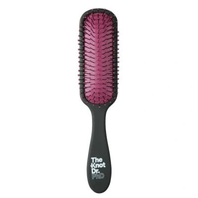 Afbeelding van The Knot Dr. Salon Detangler Black Brush Ebony Cabernet 1St Borstel
