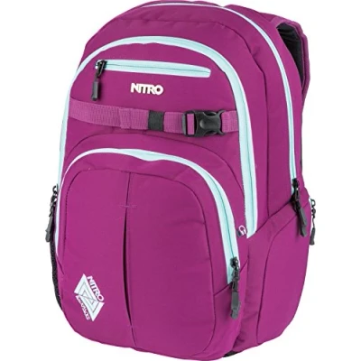 Afbeelding van NITRO Vrije tijd Rugzak met laptopvak Daypacker Collection Chase Backpack 35L Grateful Pink Paars
