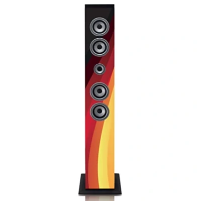 Image de Deutschland Tour de son Bluetooth® avec radio FM lecteur USB et SD Drapeau allemand Ices IBT 6 Noir Rouge Or