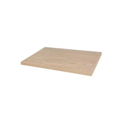 Afbeelding van Bolero Voorgeboord Rechthoekig Tafelblad Antique Natural 1100x700mm DT443