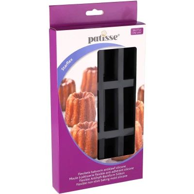 Afbeelding van Patisse Starflex Mini Cakevorm 12 Vaks Antraciet