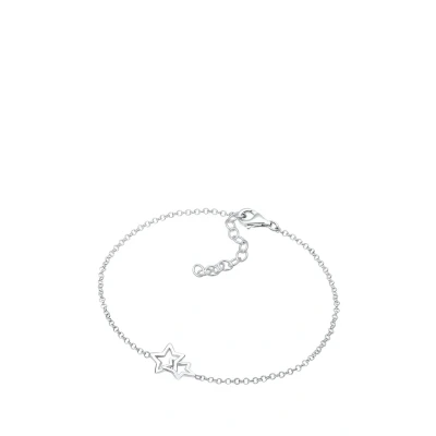 Afbeelding van Elli Basic STAR Armband, Dames, Maat: 16, Silber