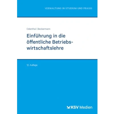 Afbeelding van Einführung in die öffentliche Betriebswirtschaftslehre