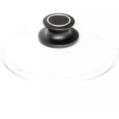 Afbeelding van AMT Gastroguss Glazen deksel hittebestendig ovenbestendig Ø 18 cm met knop