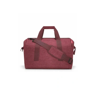Afbeelding van Reisenthel Allrounder L Reistas Sporttas 30L Twist Maroon Donkerrood