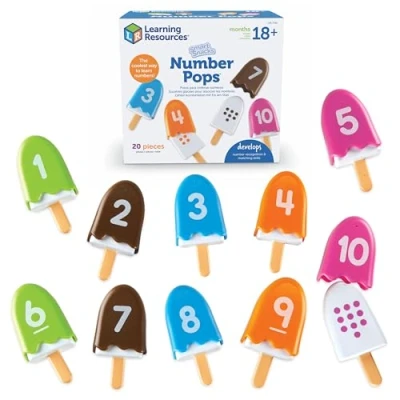 Afbeelding van Learning Resources Smart Snacks Getallen Ijsjes 20 delig