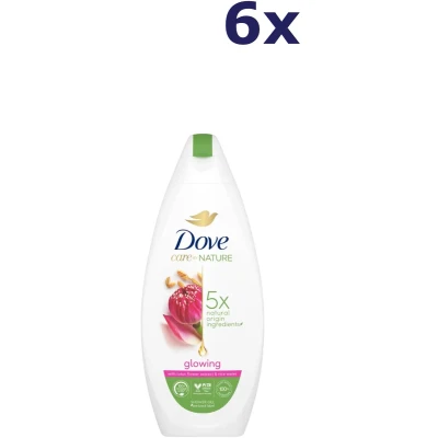 Afbeelding van Dove Care By Nature Glowing Shower Gel 6 x 225 ml
