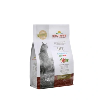 Afbeelding van Almo Nature Kat HFC Adult Sterilized brokken voor gecastreerde / gesteriliseerde katten rund, kip, kabeljauw of zalm 1,2kg, 300gr Rundvlees, Gewicht: 300g