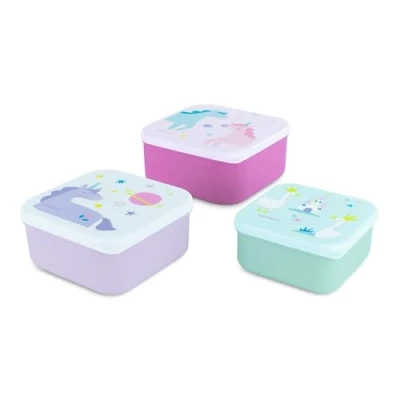 Afbeelding van Miniland Set van 3 lunchboxen voor kinderen (Fantasy)