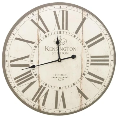 Image de vidaXL Horloge murale vintage Londres 60 cm