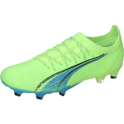 Afbeelding van Ultra Ultimate FG AG 106868 Voetbalschoenen Heren Fizzy Light Parisian Night Glimmer Blue400 8 Geel