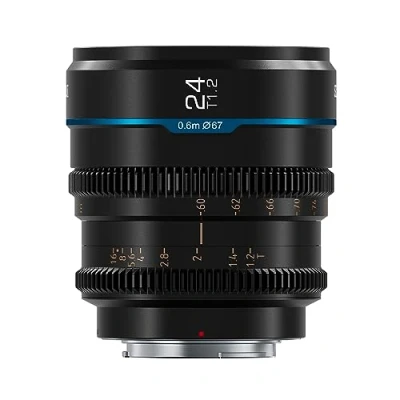 Afbeelding van Sirui Nightwalker Series 24mm T1.2 S35 Manual Focus Cine Lens M4/3 Mount, zwart