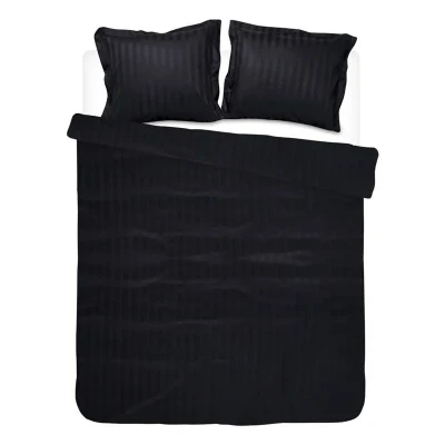 Afbeelding van Damai Linea Dekbedovertrek 200x200/220 cm Tweepersoons Zwart