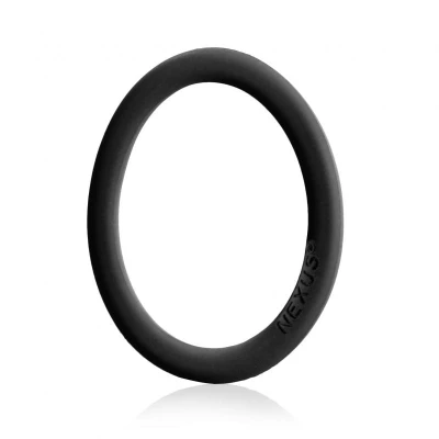 Afbeelding van Nexus Enduro Siliconen Cockring Zwart Levensecht Gevoel