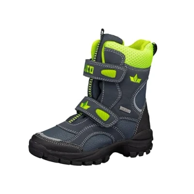 Afbeelding van Lico Samuel V Sneeuwlaarzen voor jongens, marineblauw, zwart, citroen