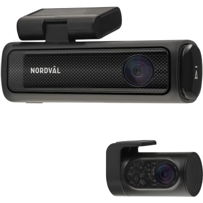 Afbeelding van Nordväl DC202 2CH 4K Dashcam 128GB