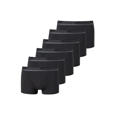 Afbeelding van uncover by Schiesser Retro 6ER PACK Basic Onderbroeken, Heren, Maat: XL, Schwarz