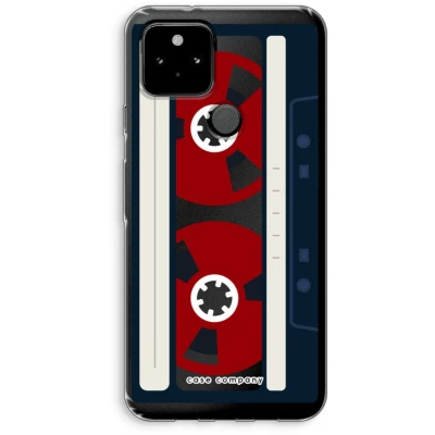 Afbeelding van Case Company® hoesje geschikt voor Google Pixel 5 Here&#039;s your tape Soft Cover Telefoonhoesje Bescherming aan alle Kanten en Schermrand