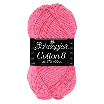 Afbeelding van Scheepjes Cotton 8 50g 719 Roze