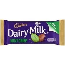 Afbeelding van Cadbury Dairy Milk Mint Crisp 4 x 54g