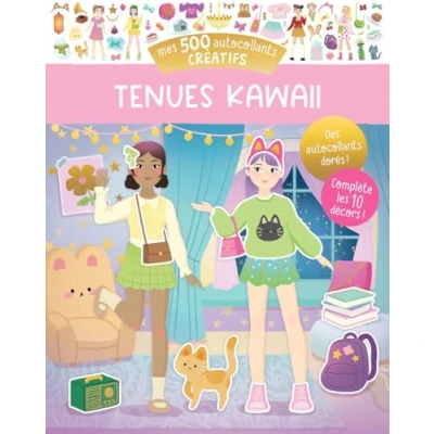 Afbeelding van MES 500 AUTOCOLLANTS CREATIFS TENUES KAWAII