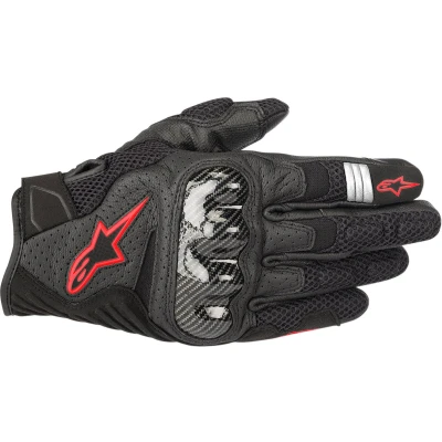 Afbeelding van ALPINESTARS SMX 1 AIR V2 BLACK RED FLUO GLOVES L